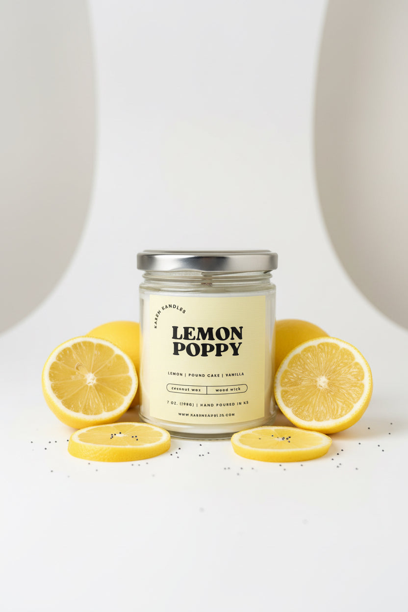 Lemon Poppy | Spring 7oz Candle