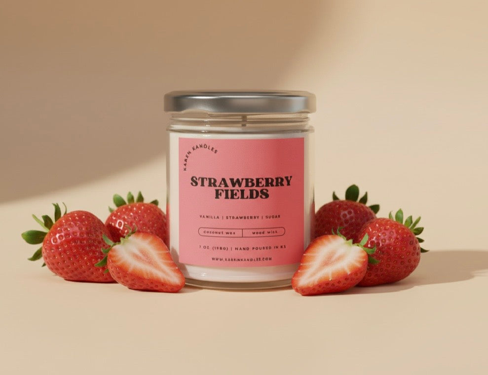 Strawberry Fields | Spring 7 oz Candle